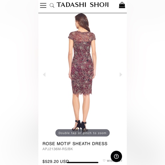 Tadashi Shoji Dress Size 6 - Picture 5 of 6